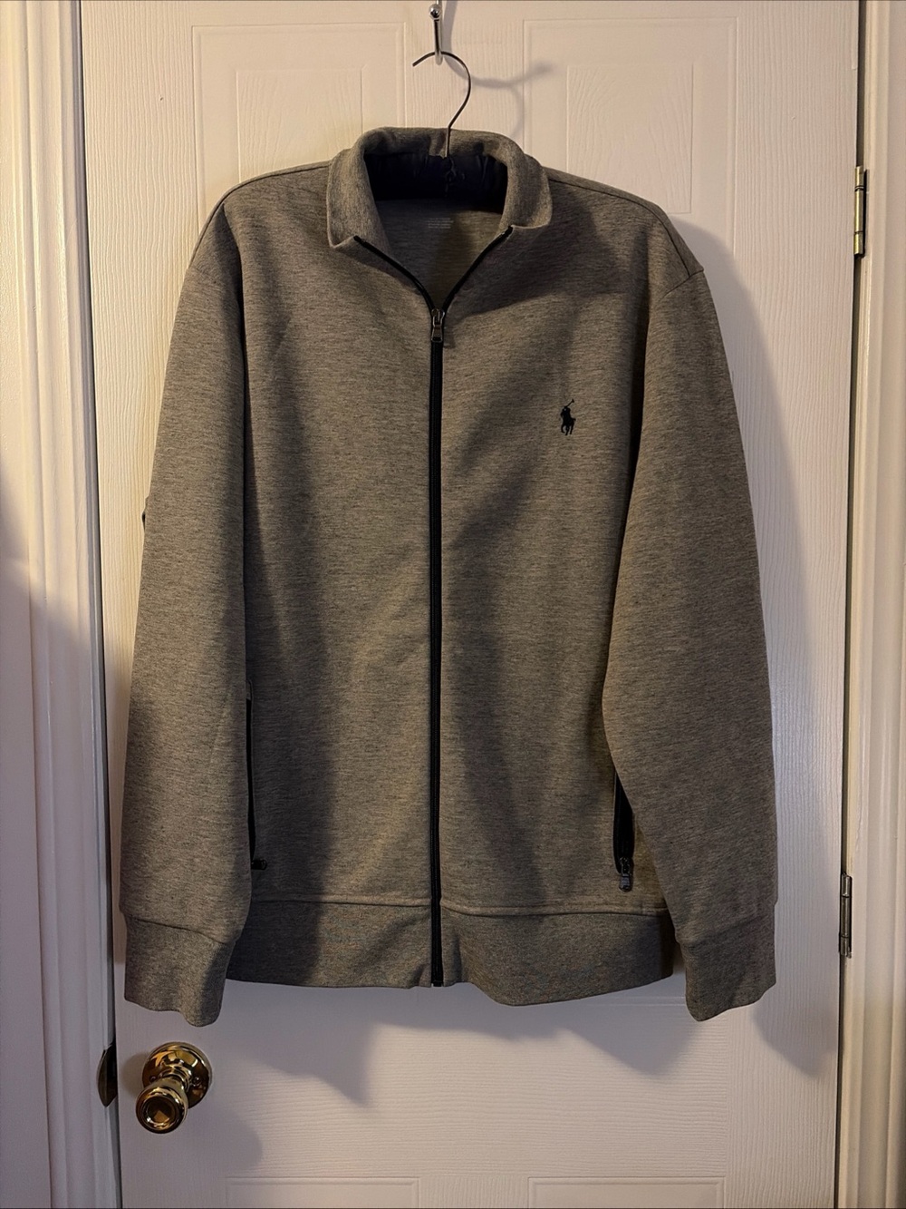 Polo Ralph Lauren Men's Gray Zip Warmup Size Large